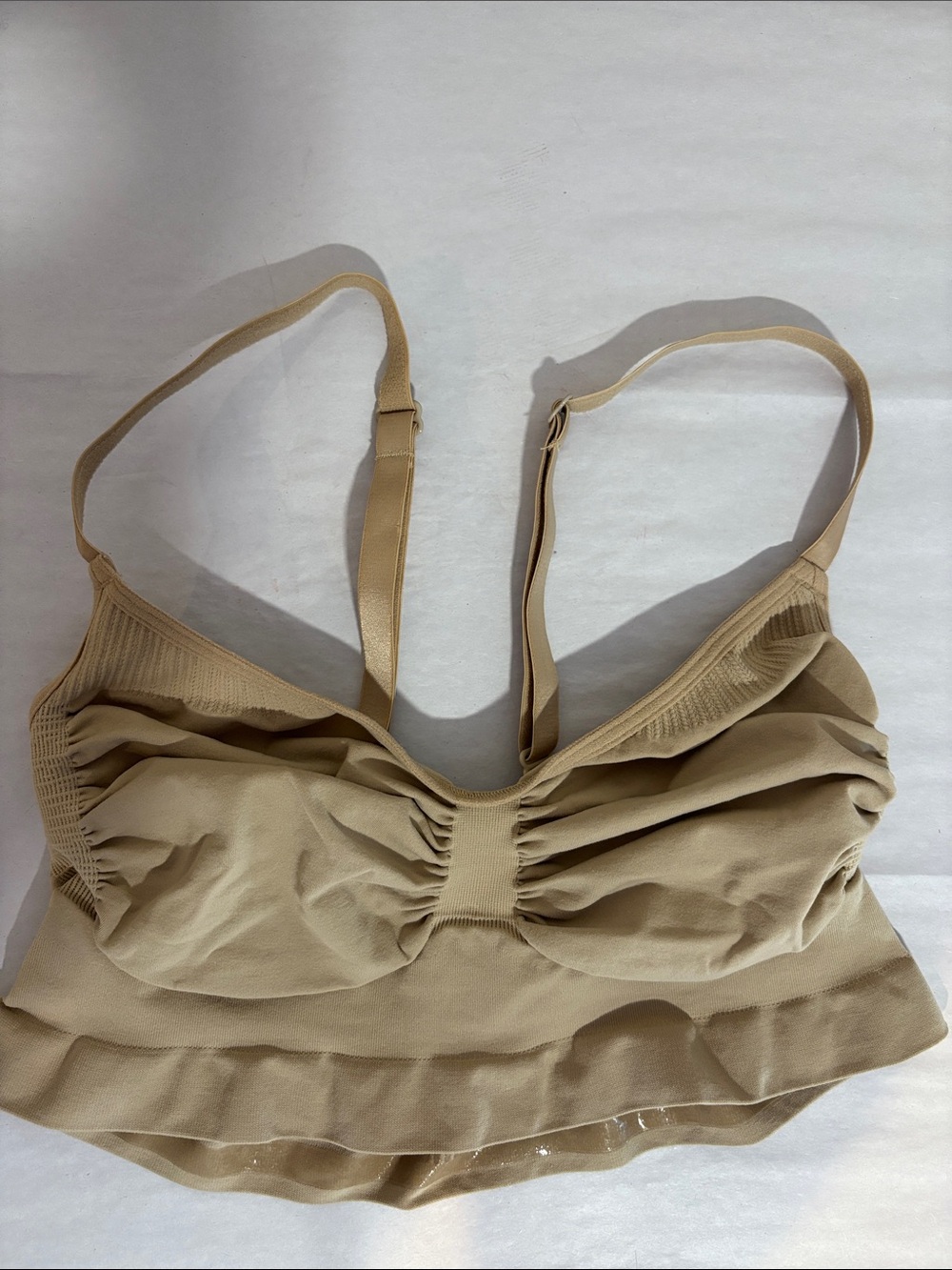 Skims seamless sculpt bralette in color: Clay